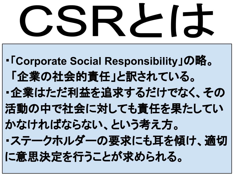 CSRとは